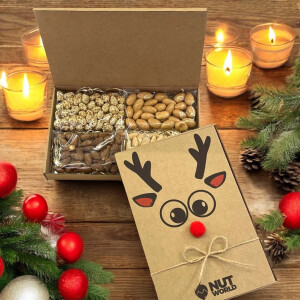 Christmas nut box SOB – 4 × 80 g - Reklamnepredmety