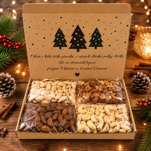 GIFT BOX 4 × 80 g SALTED - Reklamnepredmety