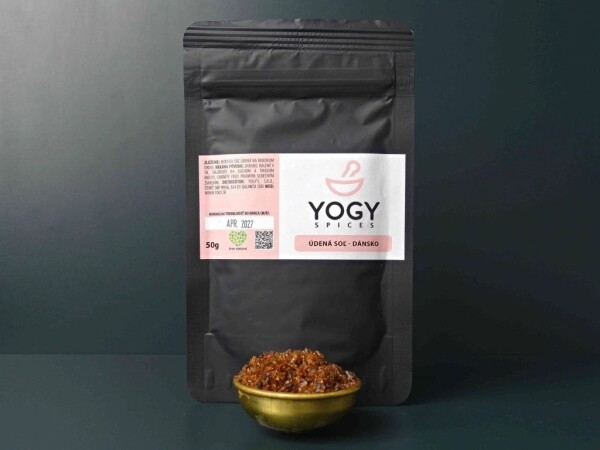 Smoked sea salt on beech wood Denmark 50 g