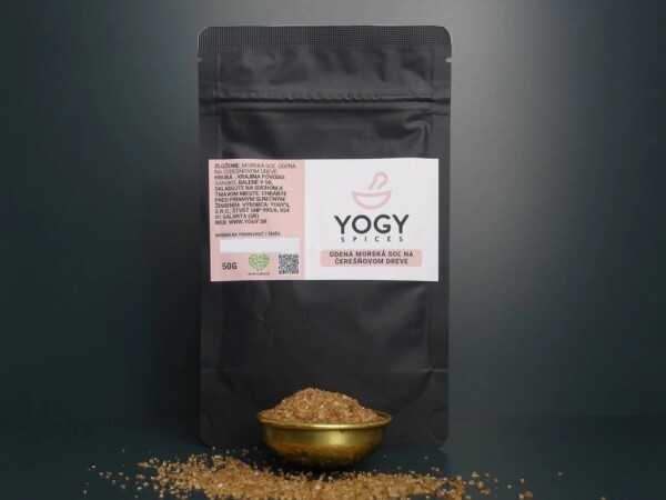 Smoked sea salt on cherry wood Denmark 50 g