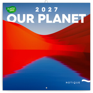 NOTIQUE Notepad Our Planet 2027, PLASTIC FREE, 30 x 30 cm - Reklamnepredmety