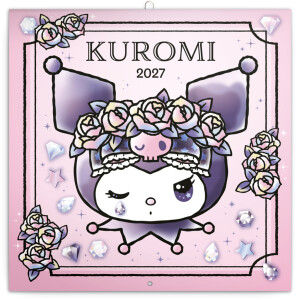 NOTIQUE Calendar Kuromi 2027, 30 x 30 cm - Reklamnepredmety