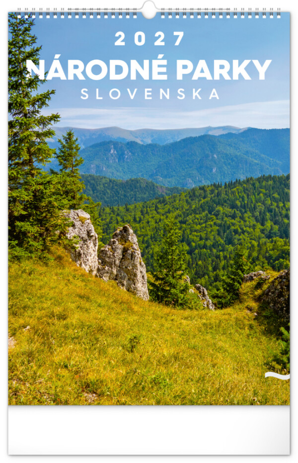 NOTIQUE Wall calendar National Parks of Slovakia 2027, 33 x 46 cm