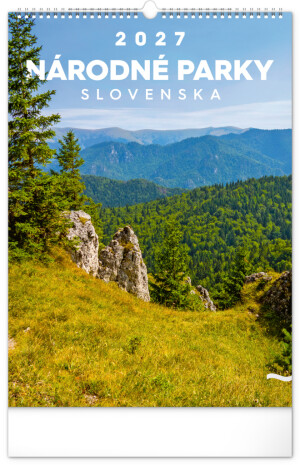 NOTIQUE Wall calendar National Parks of Slovakia 2027, 33 x 46 cm - Reklamnepredmety