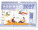 NOTIQUE Weekly family planning calendar with hook CZ/SK 2027, 30 x 21 cm