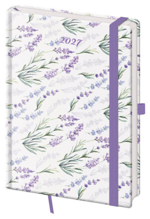 Daily diary A5 Vario with elastic band - Reklamnepredmety