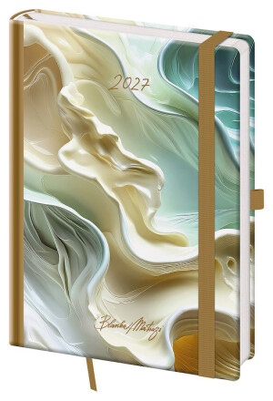 Daily diary A5 Vario with elastic band - Reklamnepredmety