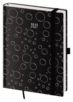 Daily diary B6 Vario with elastic band - Reklamnepredmety