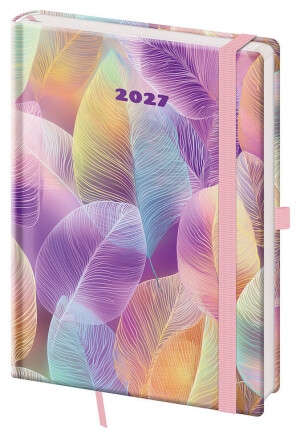 Weekly diary A5 Vario with elastic band - Reklamnepredmety