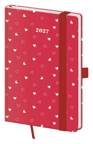 Pocket diary A6 Vario Wildflowers with elastic band - Reklamnepredmety