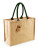 WM407 Jute Classic Shopper - WM407_Natural_Forest-Green - variant Ls 1000191174