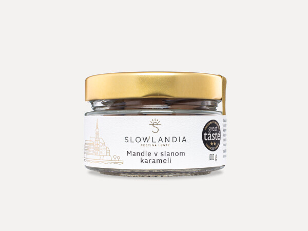 Almonds in salted caramel 100 g