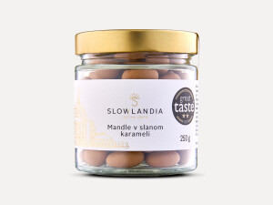 Almonds in salted caramel 250 g - Reklamnepredmety