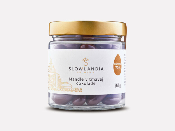 Almonds in dark chocolate 250 g