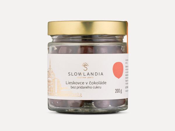 Hazelnuts in dark chocolate without sugar 200 g