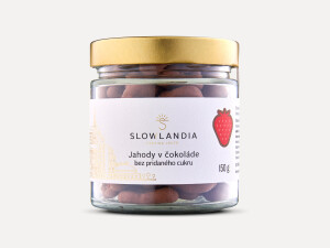 Chocolate covered strawberries without added sugar 150 g - Reklamnepredmety