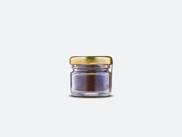 Real vanilla, ground, in a glass 10 g