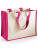 WM422 Printers Jute Classic Shopper - WM422_Fuchsia - variant Ls 1000191200