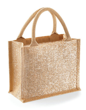 WM431 Shimmer Jute Mini Gift Bag - Reklamnepredmety