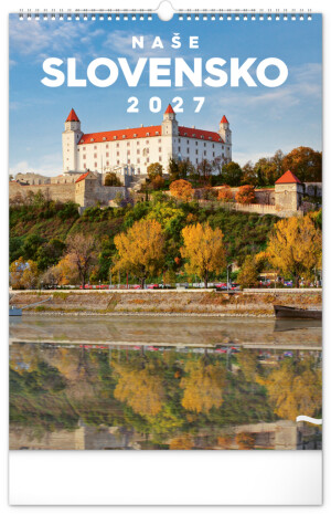 NOTIQUE Wall calendar Our Slovakia 2027, 33 x 46 cm - Reklamnepredmety