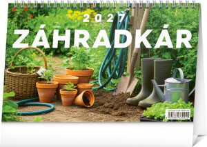 NOTIQUE Desk Calendar Gardener 2027, 23.1 x 14.5 cm - Reklamnepredmety