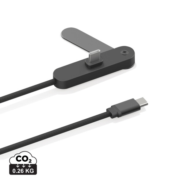Aluvia RCS 65W PD cable with adjustable phone stand