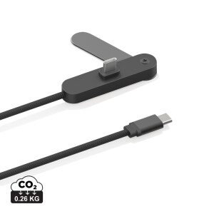 Aluvia RCS 65W PD cable with adjustable phone stand - Reklamnepredmety