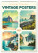 NOTIQUE Wall Calendar Vintage Posters - Faraway Lands 2027, 33 x 46 cm
