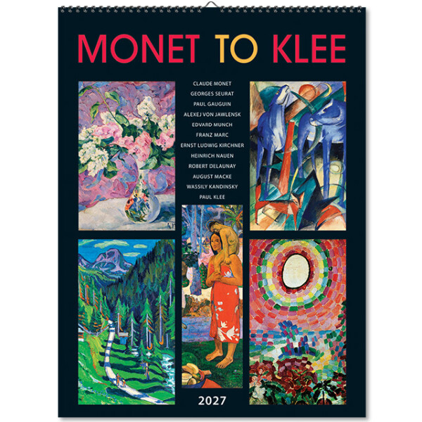 Wall calendar Monet to Klee 2027