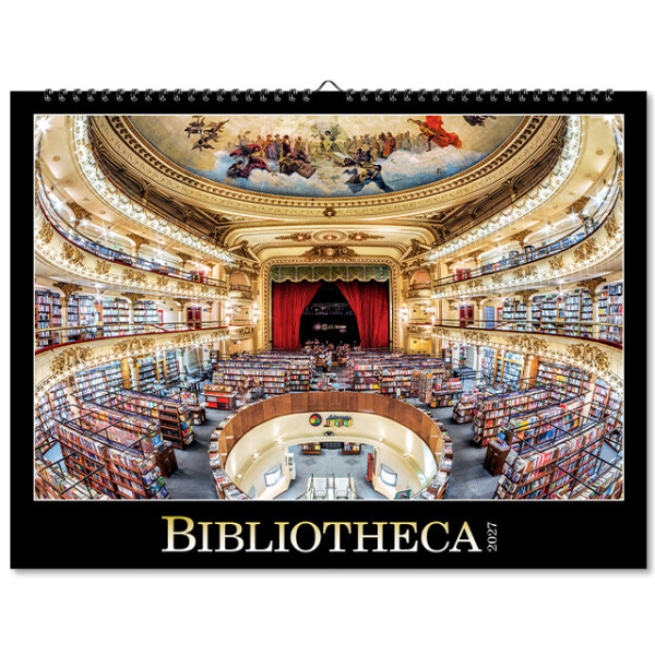 Wall calendar Bibliotheca 2027