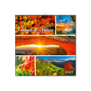 Wall calendar Colors of nature 2027 - Reklamnepredmety