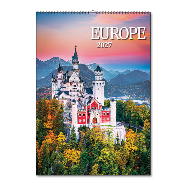 Wall calendar Europe 2027