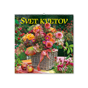 Wall calendar World of Flowers 2027 - Reklamnepredmety