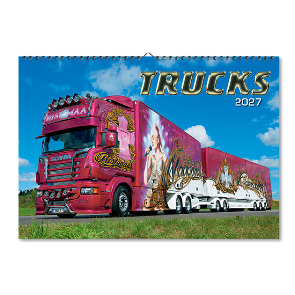Trucks 2027 Wall Calendar