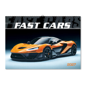 Wall calendar Fast cars 2027 - Reklamnepredmety