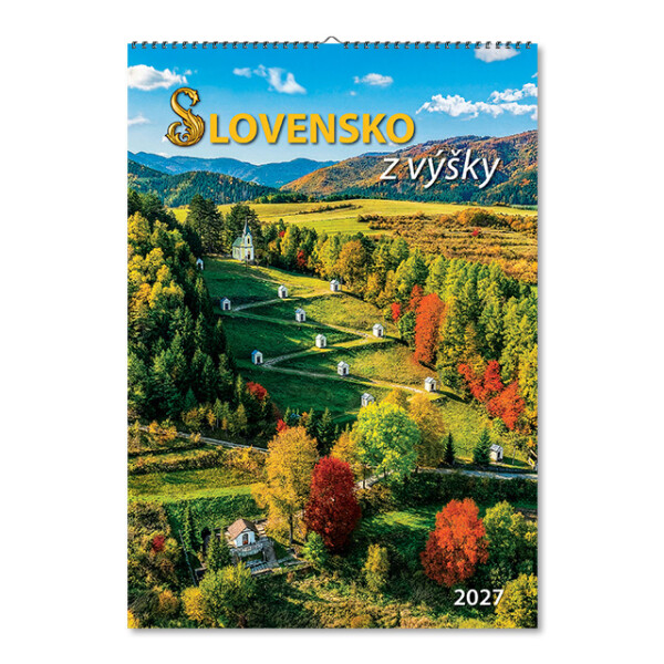 Wall calendar Slovakia from above 2027