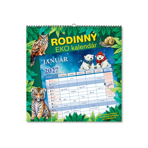Wall calendar Family ECO calendar 2027 - Reklamnepredmety