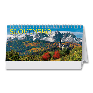 Desk calendar Slovakia 2027 - Reklamnepredmety