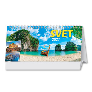 Desk calendar World 2027 - Reklamnepredmety