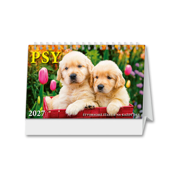 Desk calendar Dogs 2027
