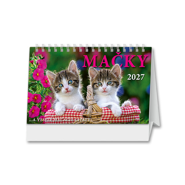 Desk calendar Cats 2027