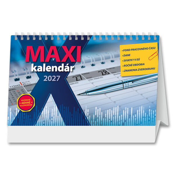 Desk calendar Maxi 2027
