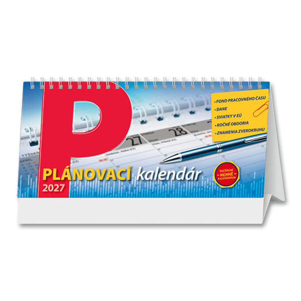 Desk Calendar Planner 2027