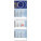 Planning calendar KLASIK 3M blue 2027 - T08QK-27 - variant Sp T08QK-27