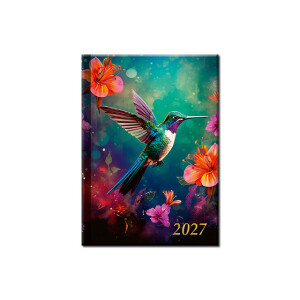 Praktik daily diary A6 HUMMINGBIRD 2027 - Reklamnepredmety