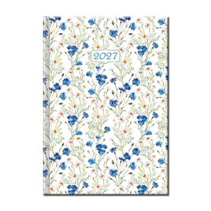 Daily diary A5 ART FLOWERS 2027 - Reklamnepredmety