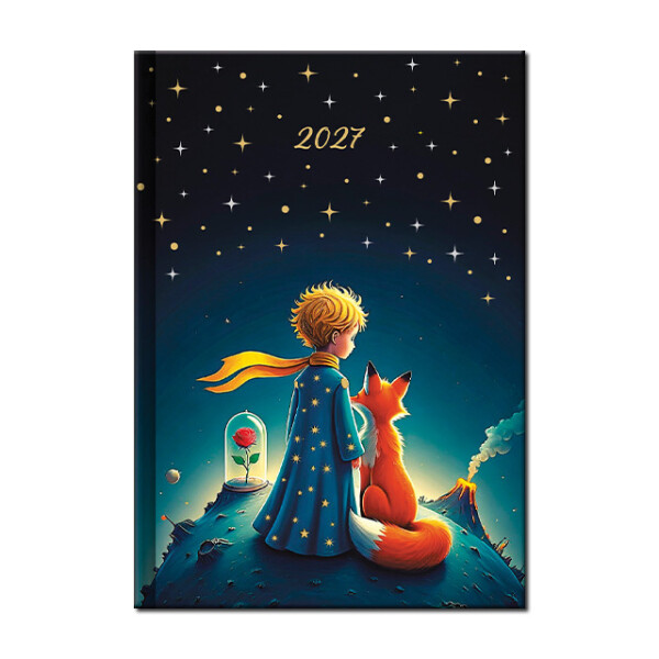 Daily diary A5 ART LITTLE PRINCE 2027