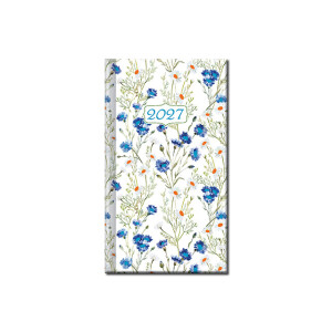 Mini diary A6 ART FLOWERS 2027