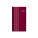 Mini diary A6 FOLK red 2027
