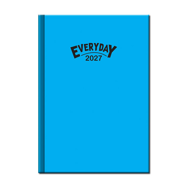 Daily diary A5 Everyday COLORS blue 2027